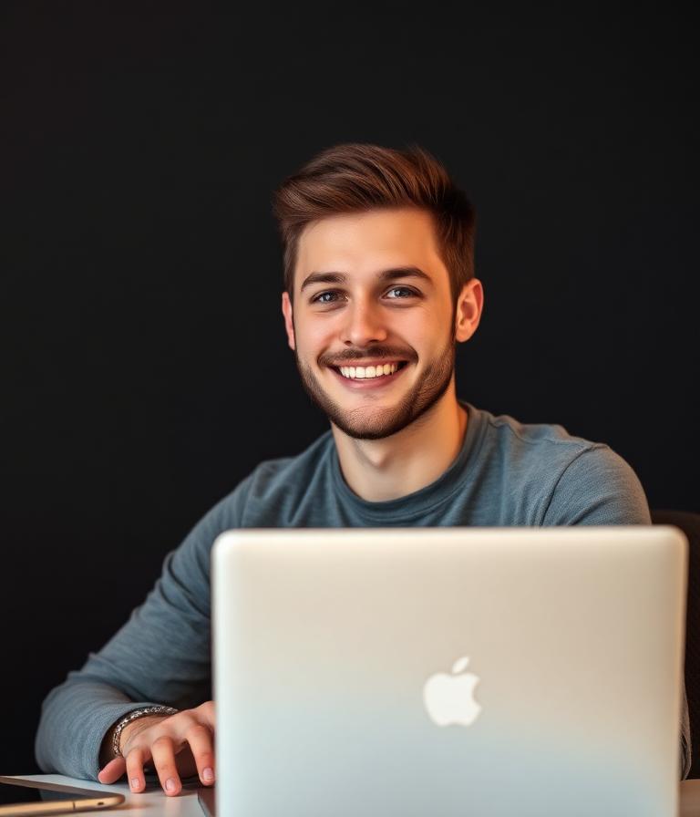 Portrait of Inigo, freelance web designer based in Swansea